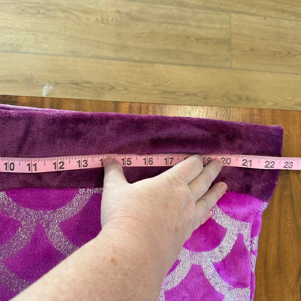 Mermaid‎ Tail Blanket/Bag Purple/Silver